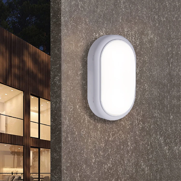 15W CCT Adjustable IP65 Waterproof Wall Lamp Outdoor LED Bulkhead Light