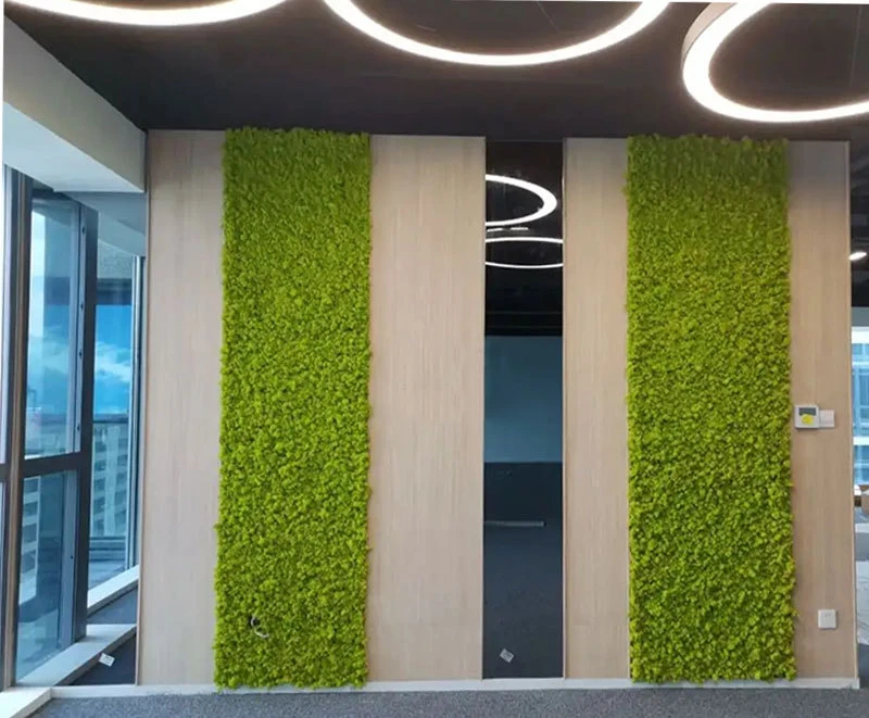 LF-01 Professional Customization Immortal Moss Wall Home Plant Wholesale Simulated Multicolor Artificial Moss Wall Decoration