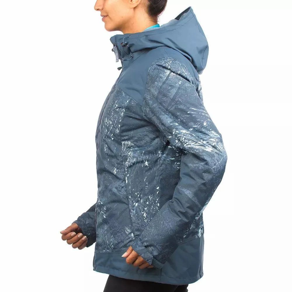 Cold Proof windproof outdoor hooded clear rain breaker ladies fall jacket