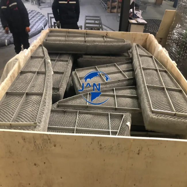 Hestia Sel Sup Pro-DIA 3100-100 mm SS 316 York 431 Demister Pad For Vessel In PLANT INLET SLUG CATCHER
