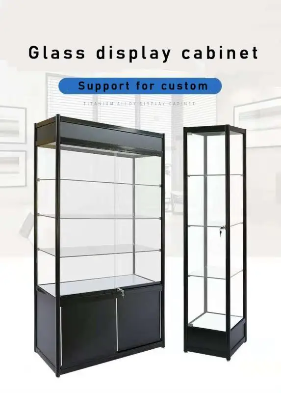  Современный high-end вешалка для одежды витрина постоянного стеклянные