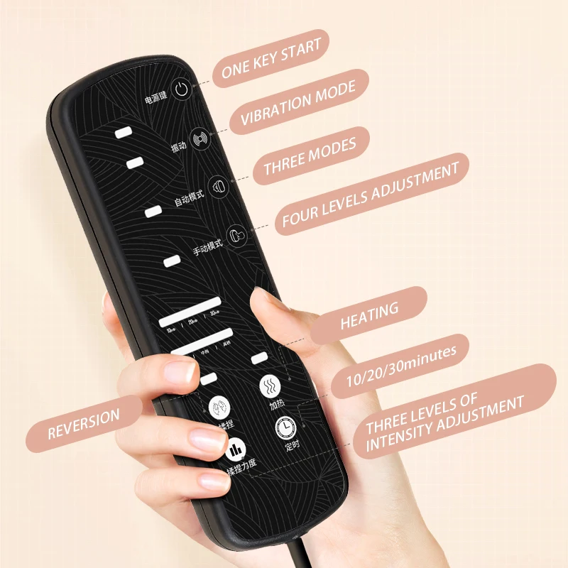 Oem Multifunctional Full Body Massage Cushion Electric Airbag Foldable Home Heated Massage Mattress