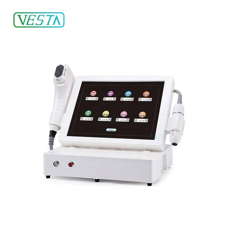 9D HIFU#TOP1  Vesta 2 in 1 beauty antiaging machine 12 lines skin tightening 9D HIFU slimming machine for face lifting and body