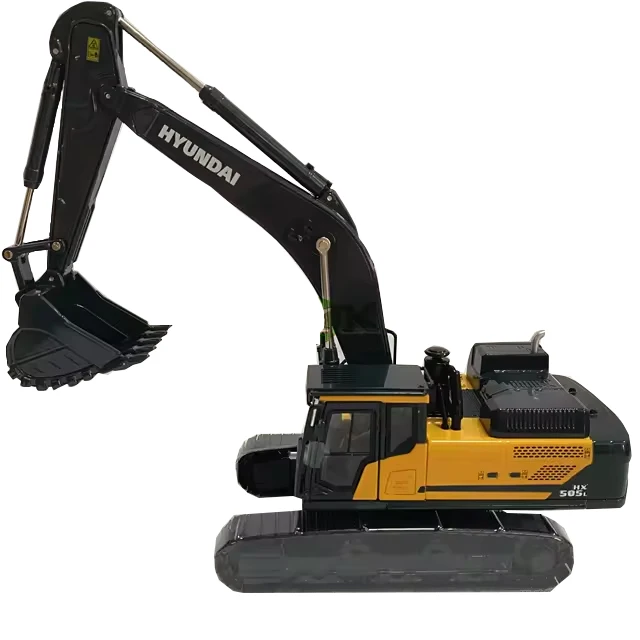 Original Hymdai HX505L excavator model 1.43 simulation alloy iron engineering vehicle model