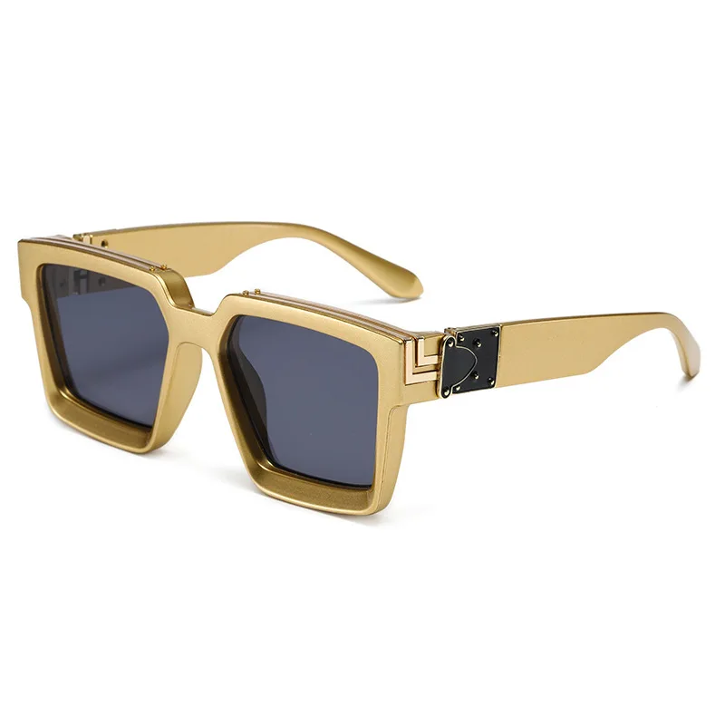 Famous Brand Square Hot Fashion Designer Millionaire Sunglasses Mens Sol 2024 Luxury Women Sun Glasses Sunglasses