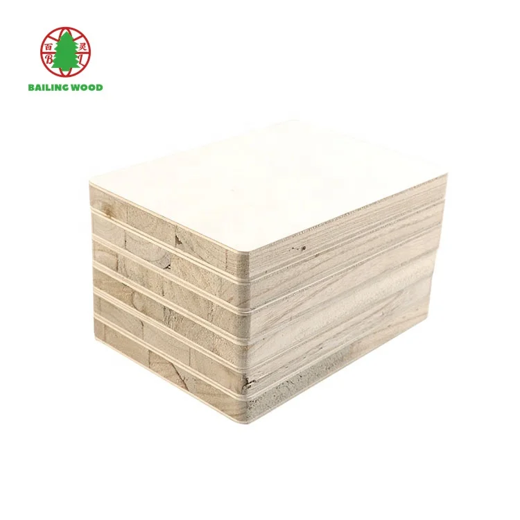 Hot Selling High Quality Standard Size 1220mm*2440mm Wood Melamine Blockboard Laminated Wood Boards