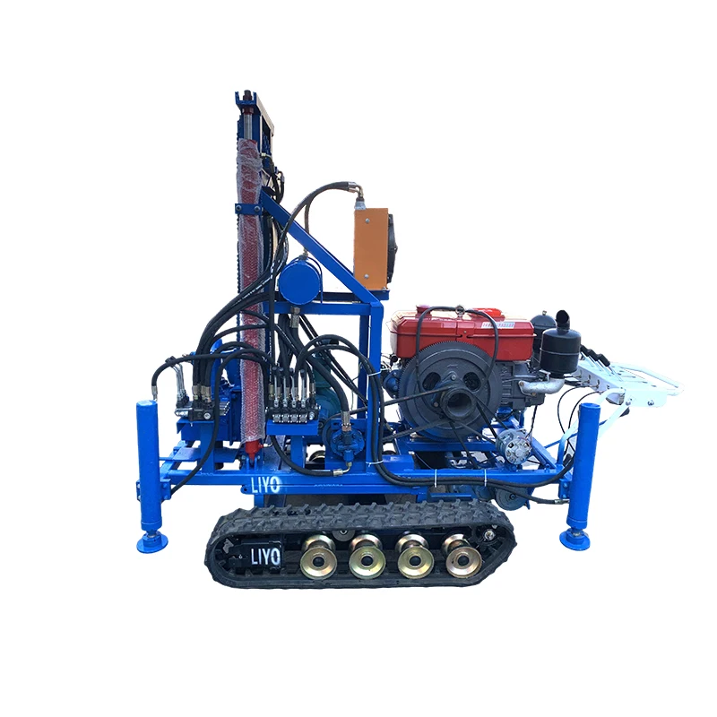 portable well drilling rig for 150 160 meters deep sunmoy water well machine mine drilling rig supplier