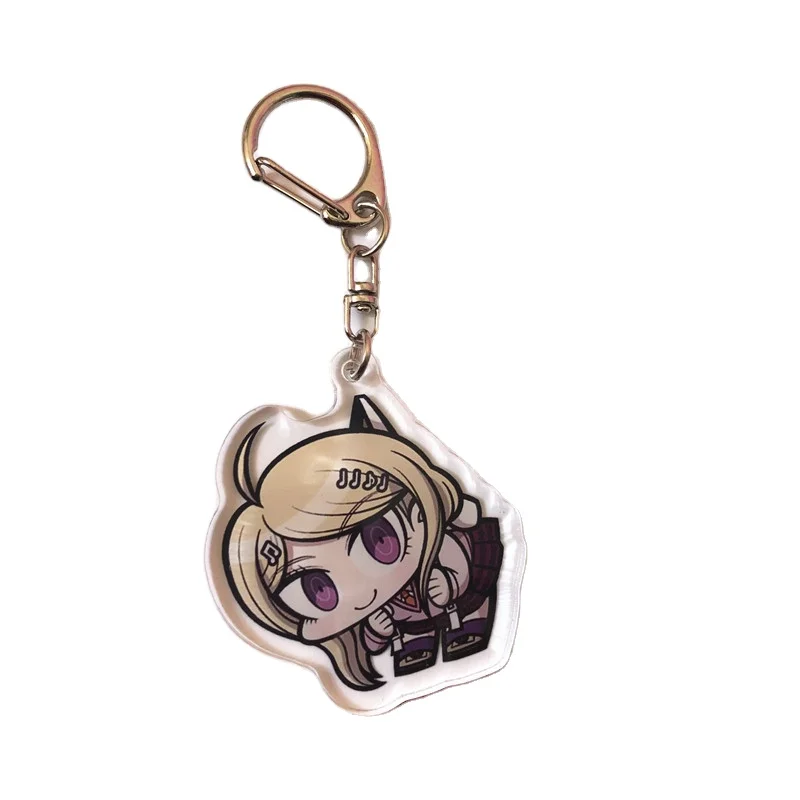 Factory Sale Various Two-sided Printed Clear Acrylic Keychain Charms