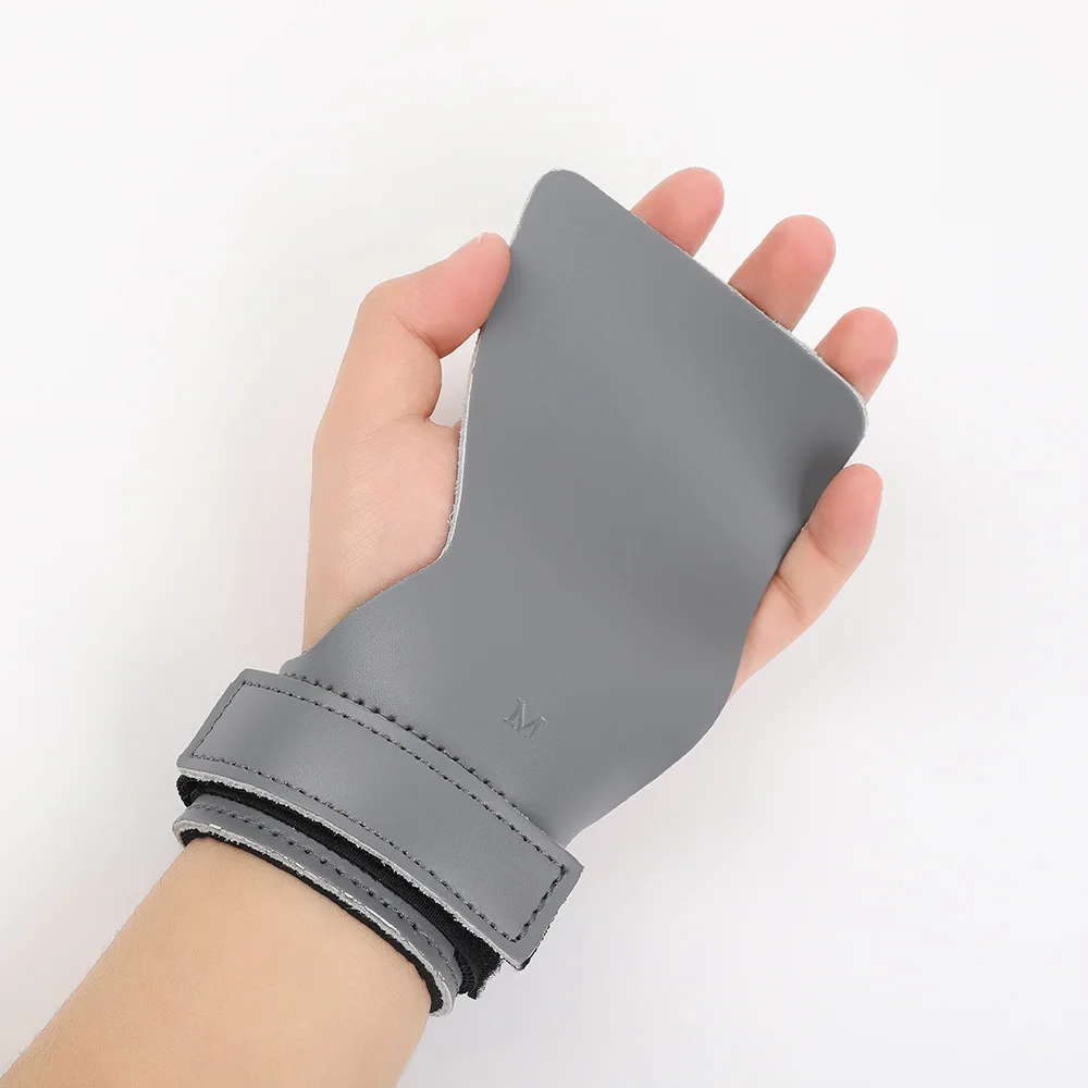 FSPG Fingerless grips pull ups hand grips for non-slip chalkless workout grip