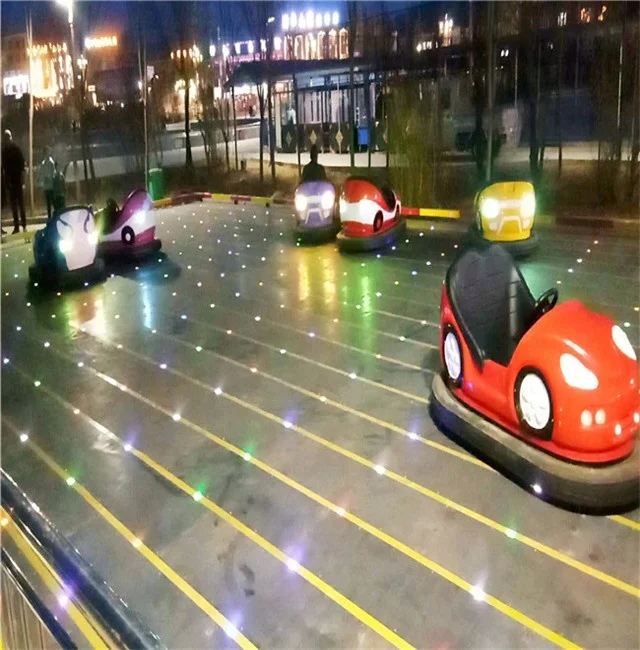 Amusement 2 seats dodgem cars  Adults Rotating Ride amusement park electric bumper car