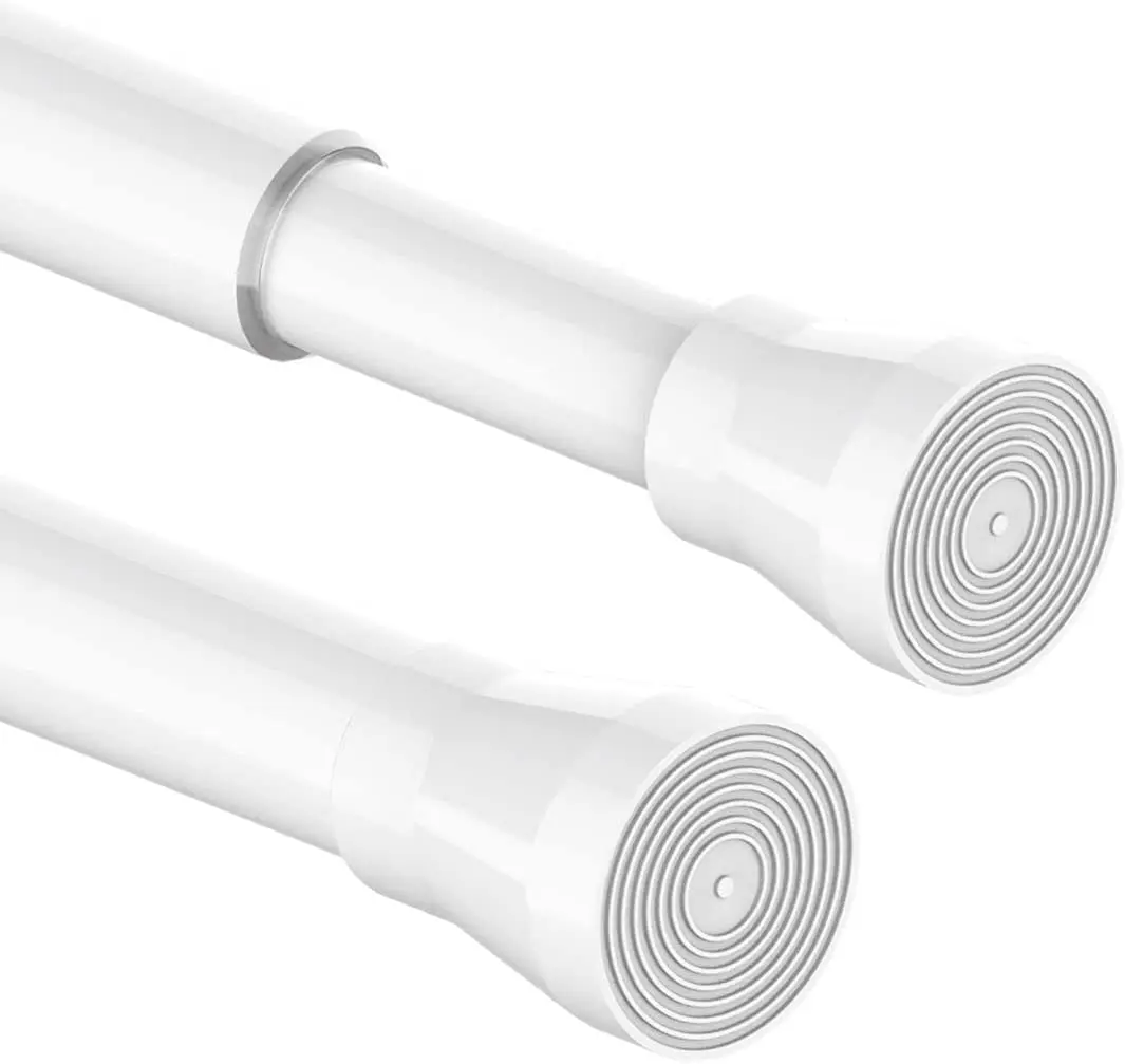 Custom Size/Color Extendable Shower Rod For Bathroom Shower Tension Pole Extensible Bath Curtain Rod