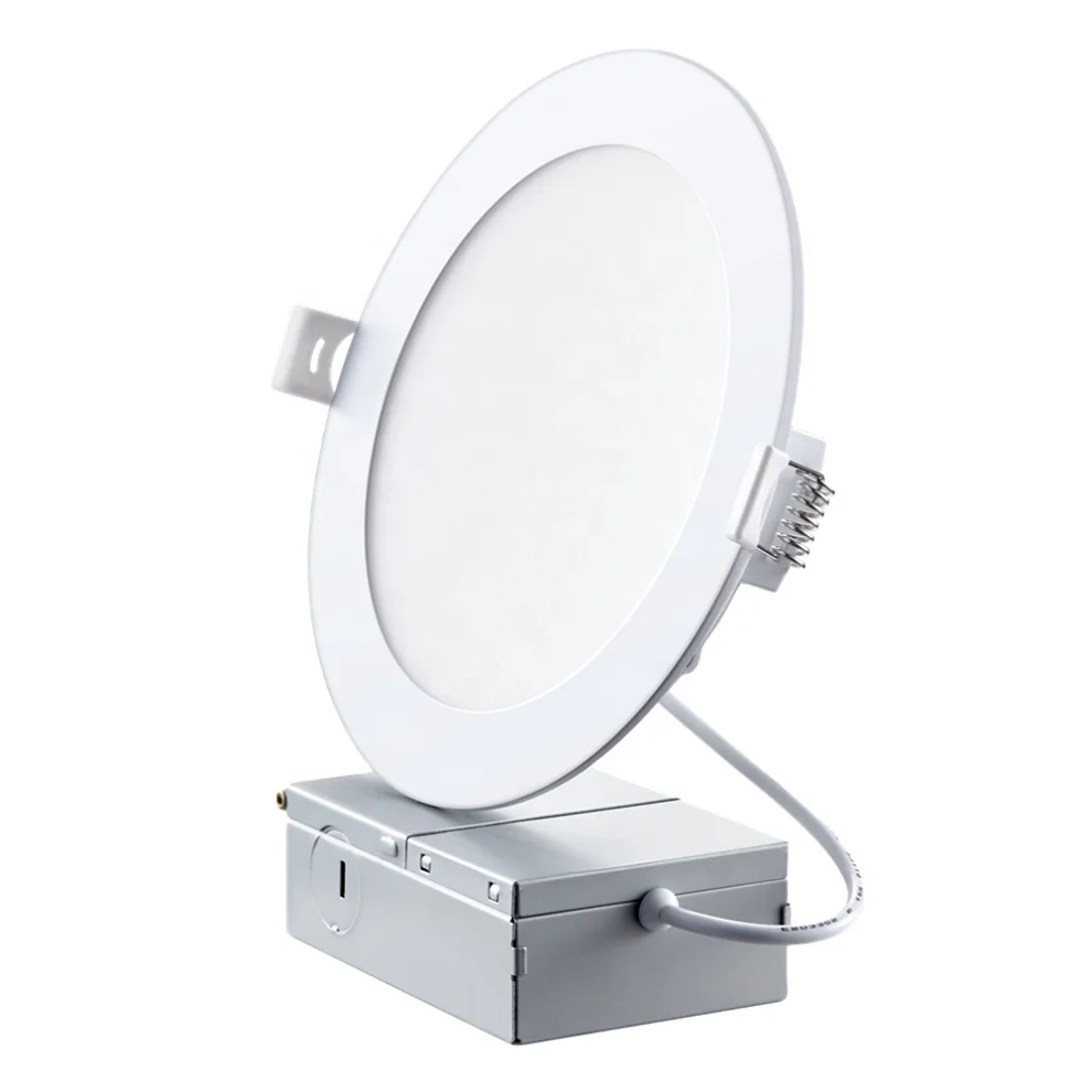 Amazon Лучшие продажи лаборатории тестирования электроприборов США (ETL) утверждение 6 дюймов 12 Вт Тонкий распределительная коробка встраиваемый круглый Dimmable горшок света