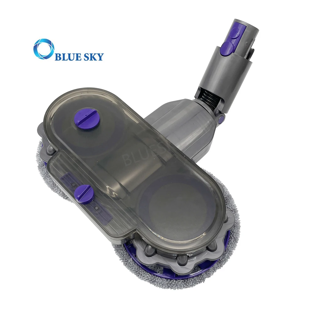 Dual Spin Mop Head Brush with Water Container Compatible With Dysons V7 V8 V10 V11 Vacuum Cleaner Attachment