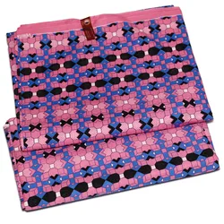 2021 New Pattern African Wax Fabric Bazin Riche Print Cotton Fabric For Women Clothing