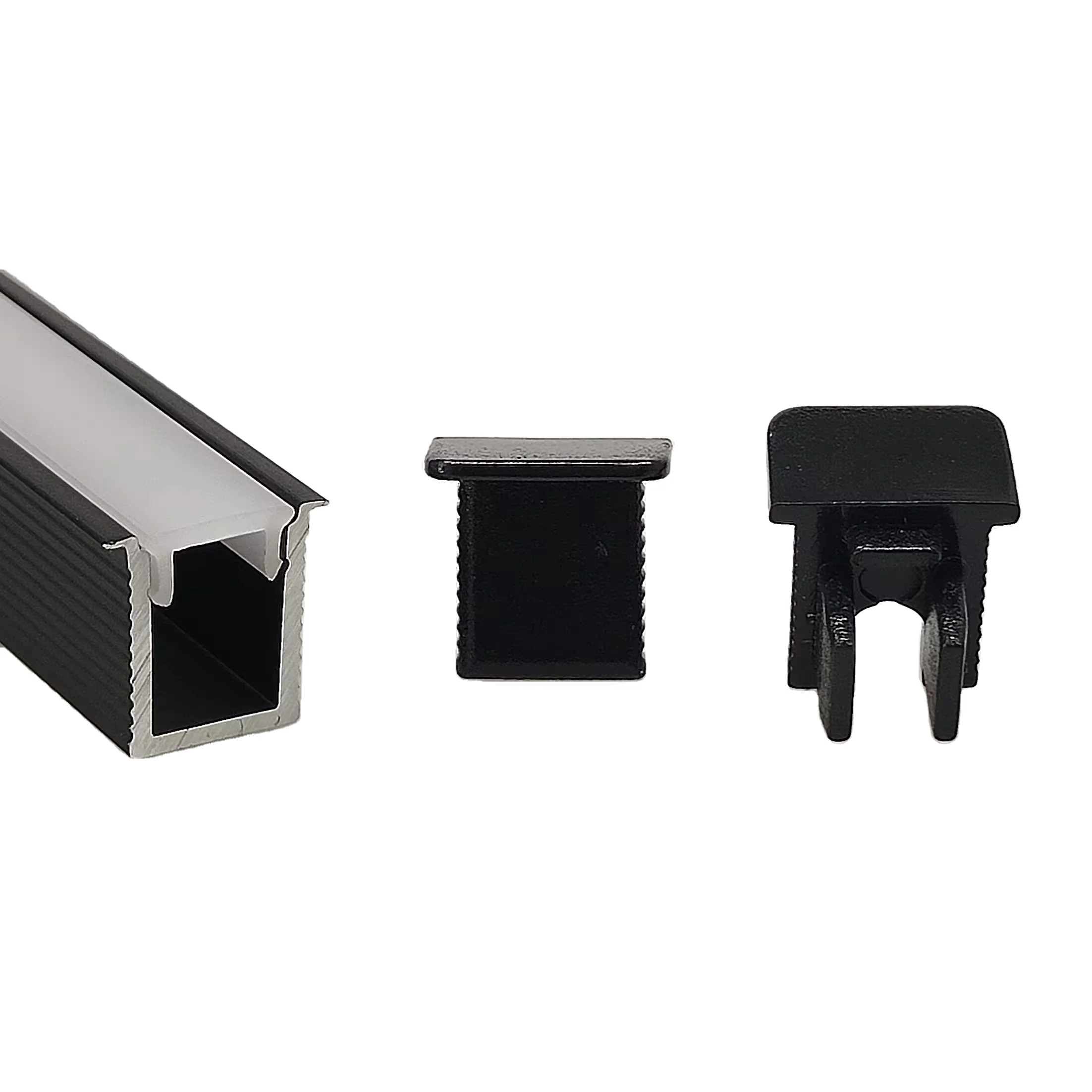 High quality 6063 aluminum extruded LED heat dissipation channel W8*H9.5 U-shaped LED housing