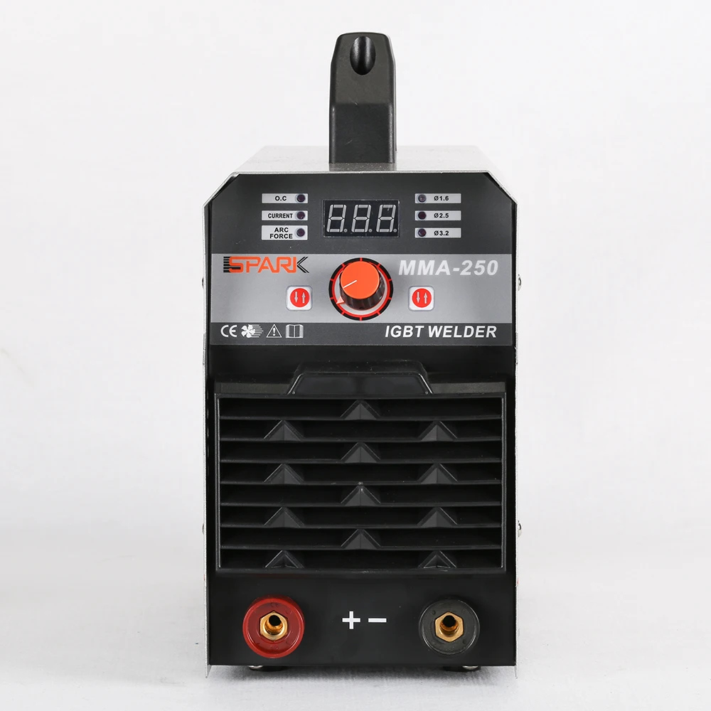 Stainless steels portable igbt mma-250 welding machine