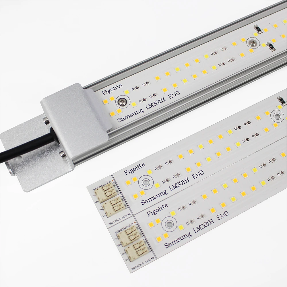 Оригинальный LM301H EVO 3000K микс 5000K 660 нм + UV + IR светодиодный растущий бар (только PCBA)