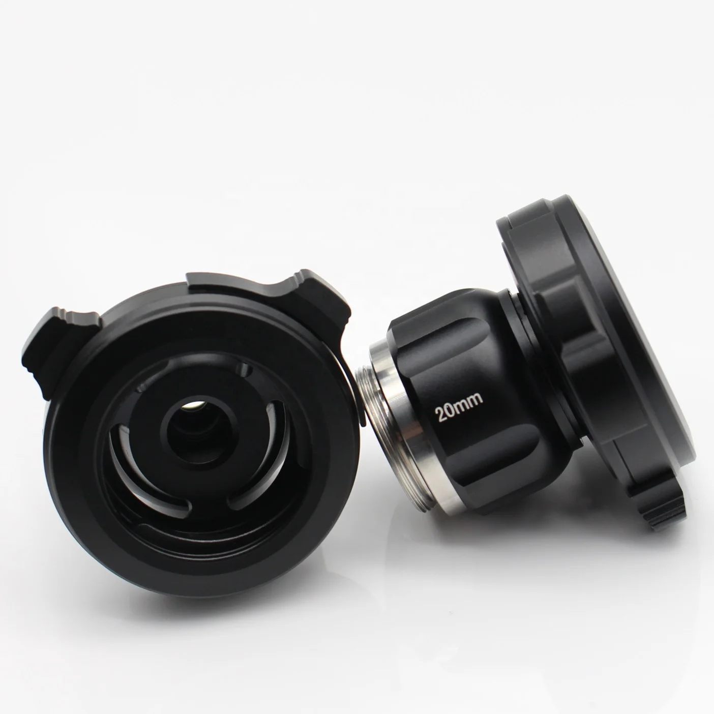 20mm 2K HD Waterproof IPX7 C-mount Optical Endoscopic Video rigid bronchoscope Coupler