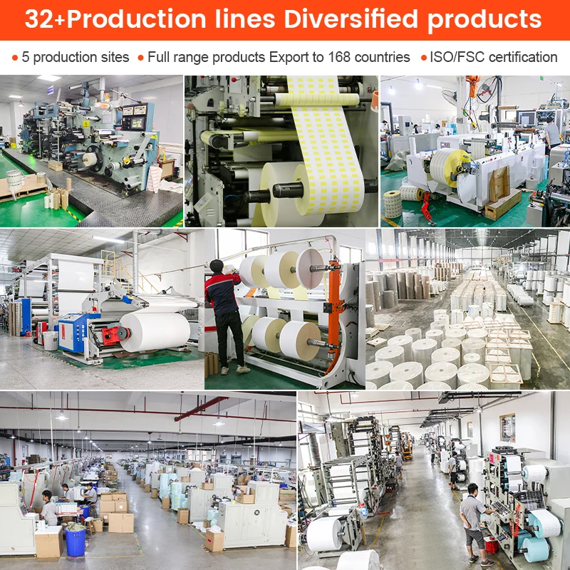 Customize transfer thermal print laser label roll PET/PVC barcode blank sticker shipping label inkjet thermal pp synthetic label