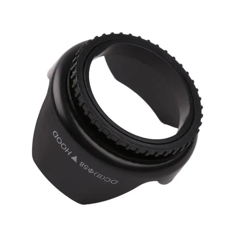 52mm/55mm/58mm/62mm/ 67mm Camera Lens Hood Professional Flower Shape Screw Mount Lens Hood for   Cannon   Digital camera