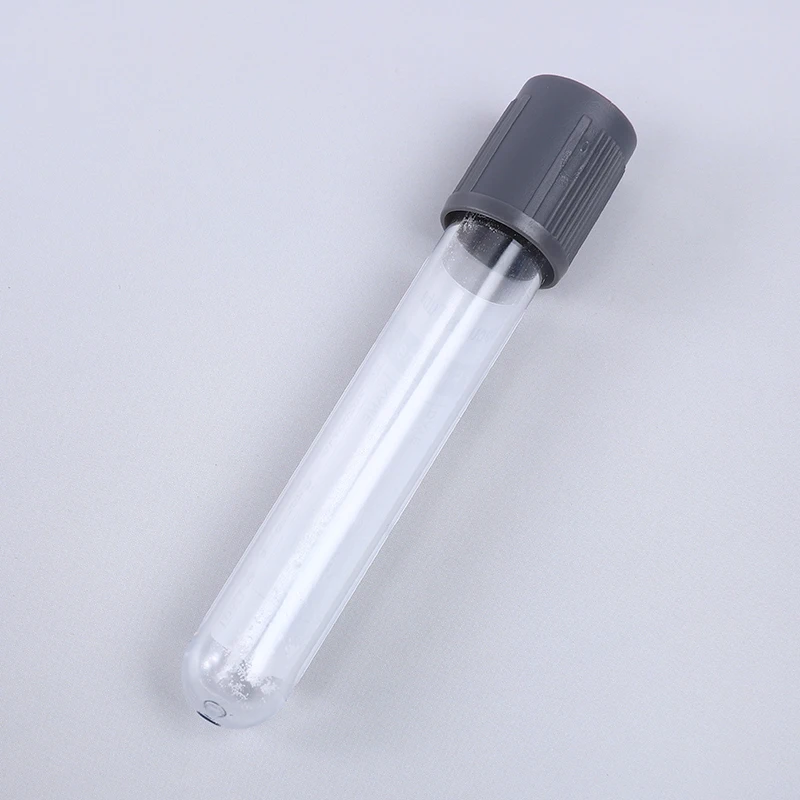  CE Certified factory PET glass medical vacuum plain blood collection