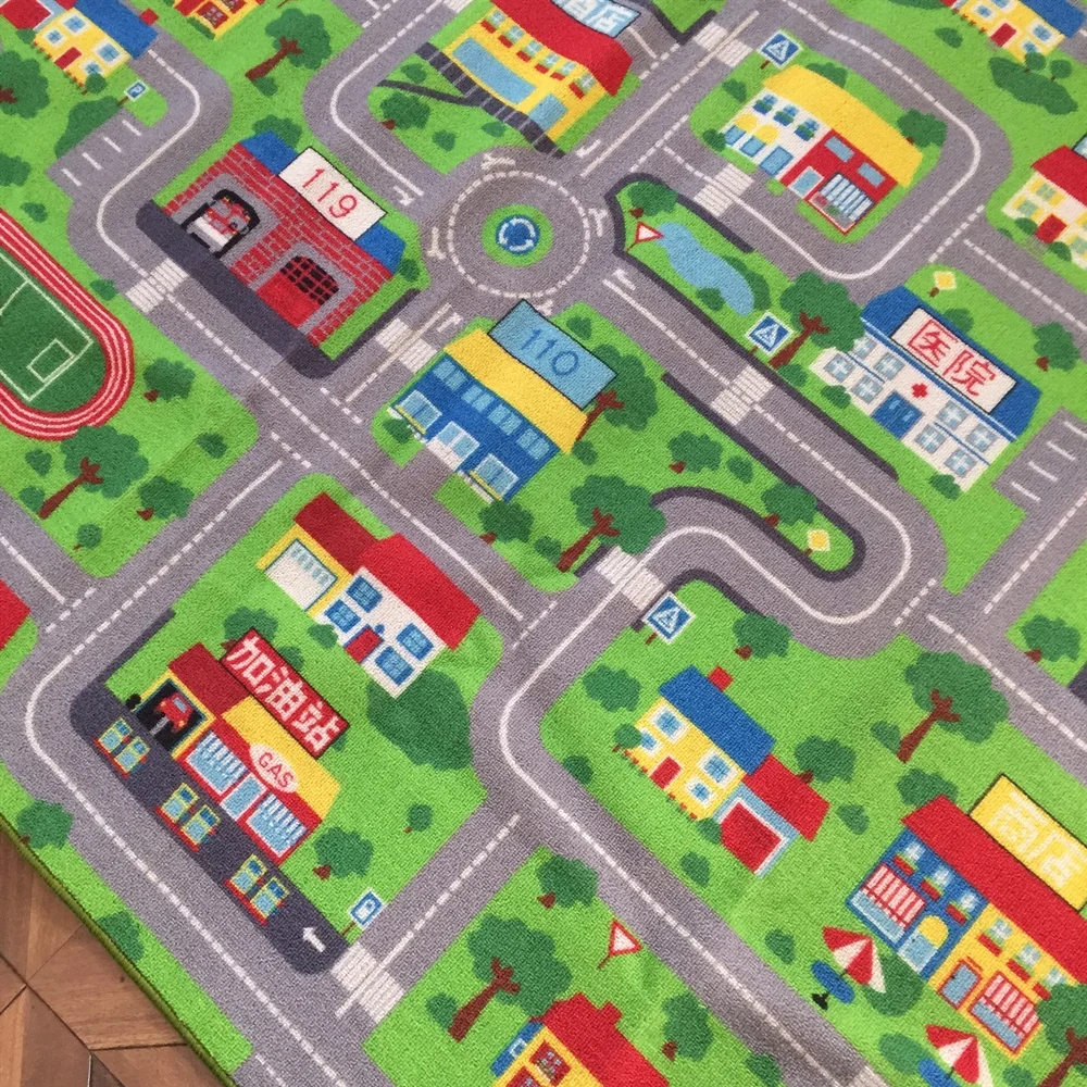 
Custom design printable children baby floor playing mat carpet kids rugs 