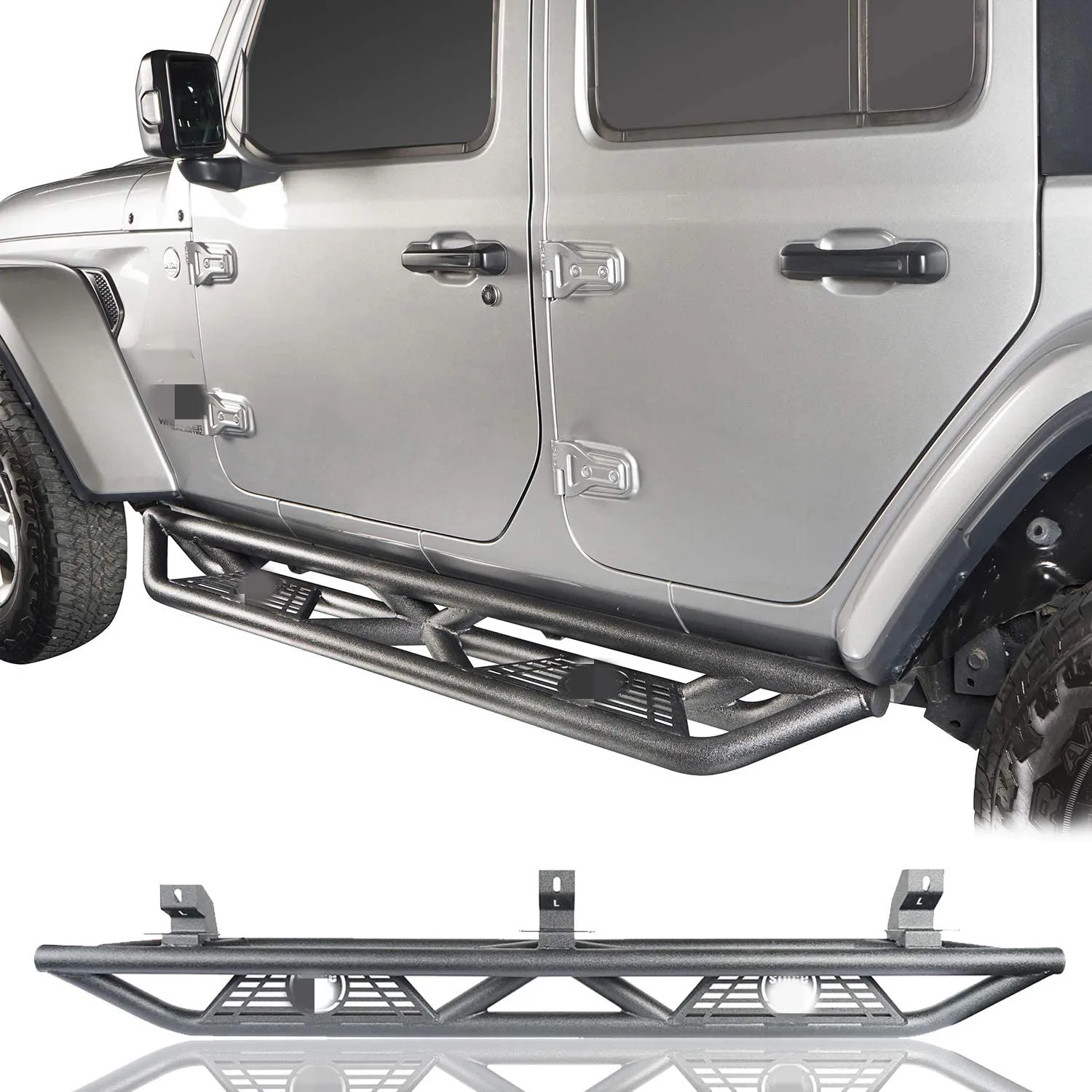 Spedking  hot sales JK JL 2/4 door Car Offroad 4x4 Auto Accessories steel side step For Jeep wrangler