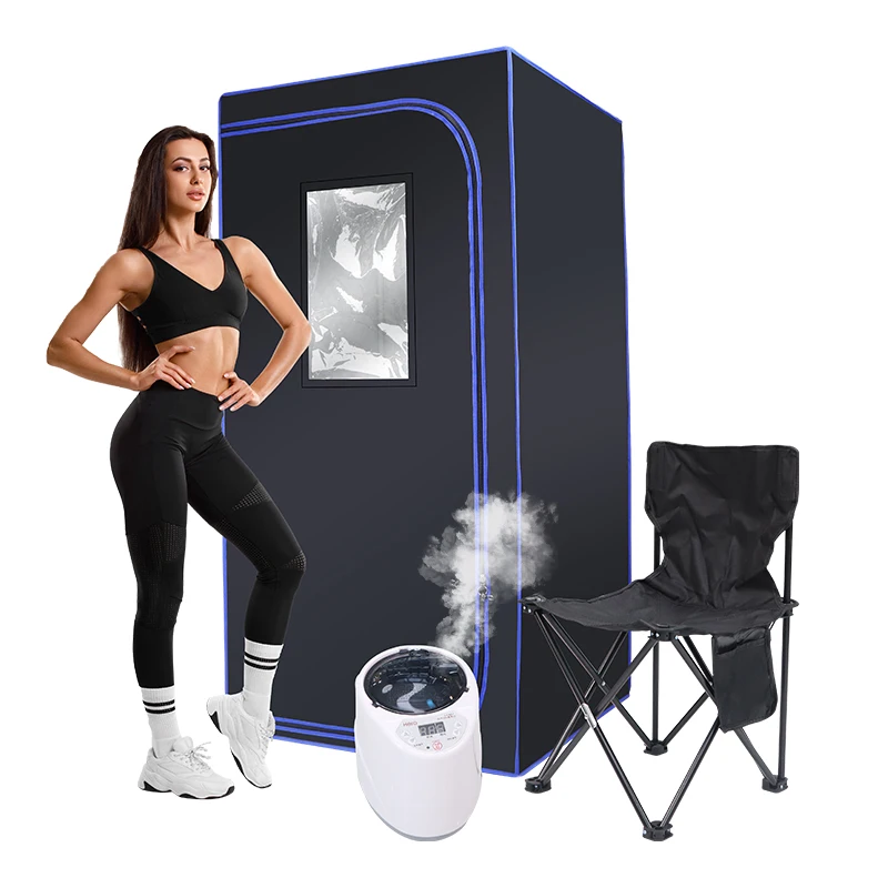 Modern Home & Office Bedroom Portable Sauna Tent Wet Steam Travel Room with Remote Control Design