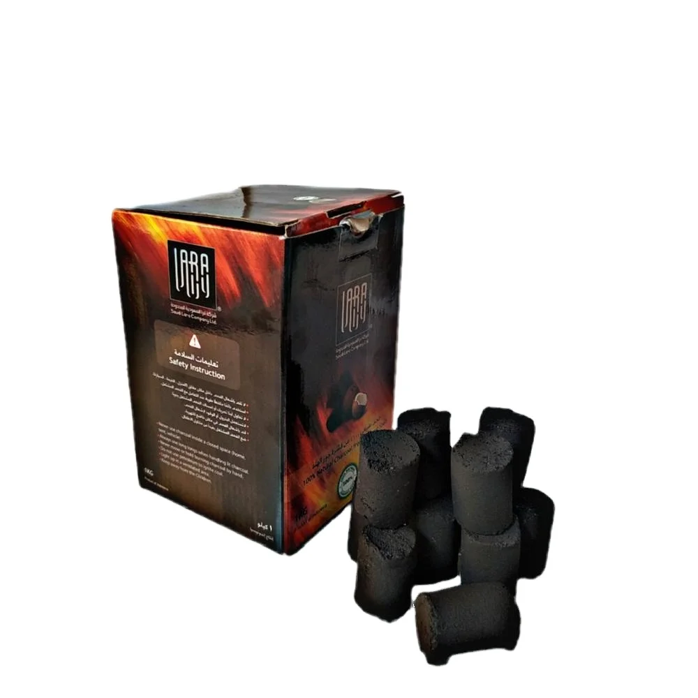 Less Ash 100% Pure Natural Coconut Shell Briquette Hookah Shisha Bbq Charcoal