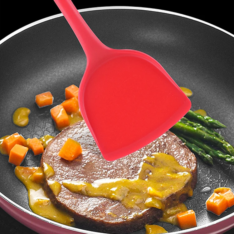 Silicone kitchen utensils five-piece set high temperature resistant spatula spoon non-stick cooking kitchen tools