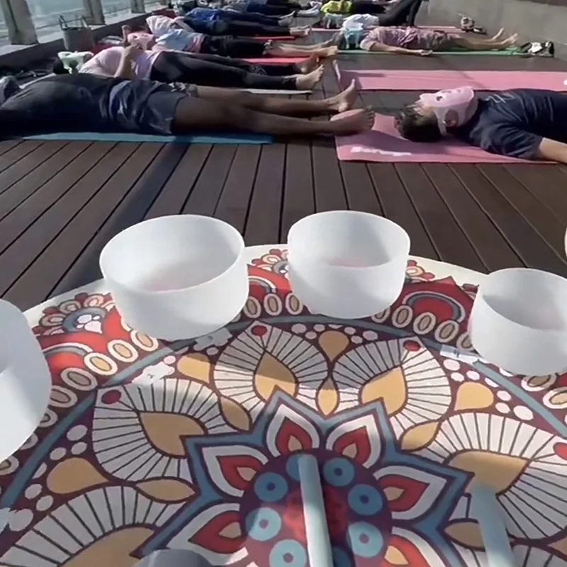 Чакра с кристаллами для йоги, медитации, терапии, чакры, 7 '-14', оптом, 432 Гц, 440 Гц