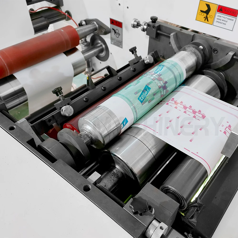 flexo unit type printing machine with 4servo motor per printing unit and complete chiller system