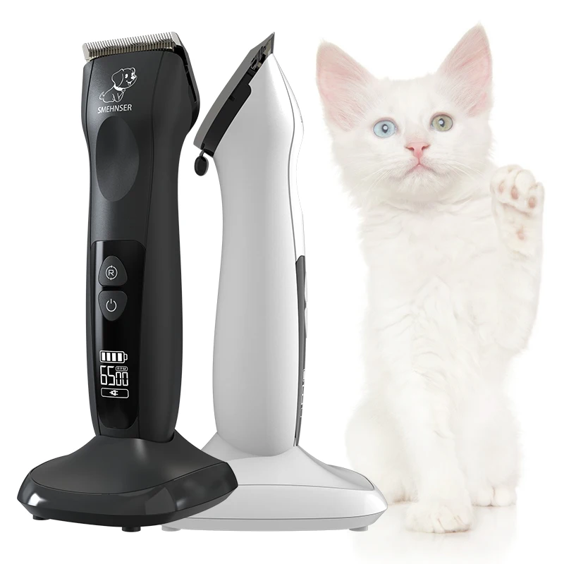 Hot Sales Pet Dog hair Clipper Professional Duty Low Noise High Power Dog Grooming Clipper Rechargeable Cordless dog clipper pet