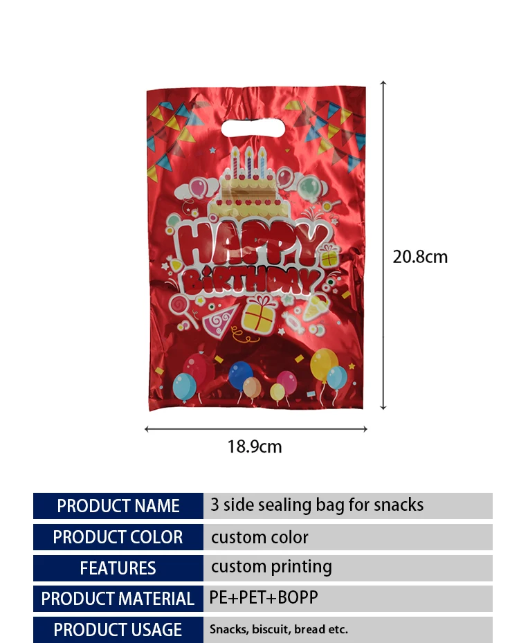 pa/pe packing film rolls for candy film food roll plastic materials