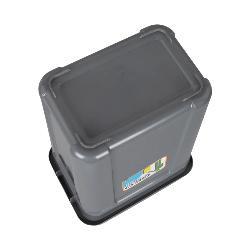 50 Liter or 60 Liter Large Clamshell Garbage Bins Office Dustbins with poping up lid