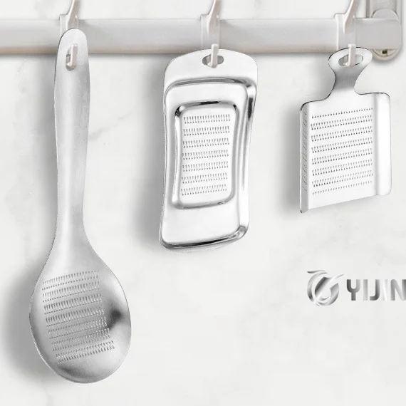 Kitchen tool shovel shaped fruit vegetable garlic ginger mini food grater 430 stainless steel grater