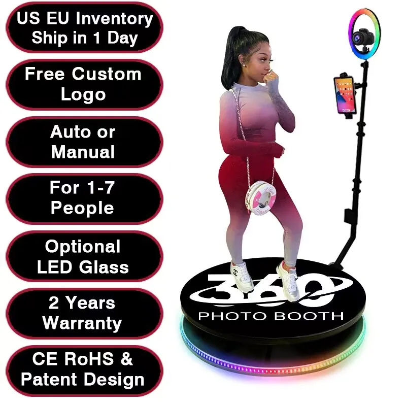booth photobooth automatic video 360 photo booth 360 spinning photo booth automatic rotating selfie