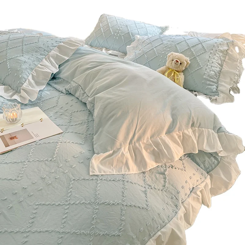 High Quality Bed Set 100% Cotton Set for Bedroom Hot Sale  Bedding Duvet Quilt Bedding Set Covers Sheets