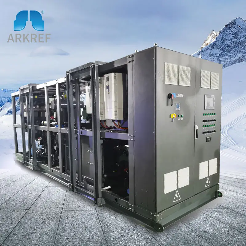 ARKREF Condensing Unit Refrigeration R744 Refrigerant Quick Connector High Pressure Co2 Compressor