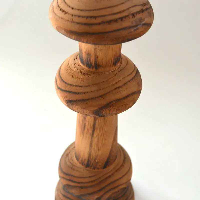 Wooden multi - shaped mushroom multi - tower - shaped handicraft with handmade classical style