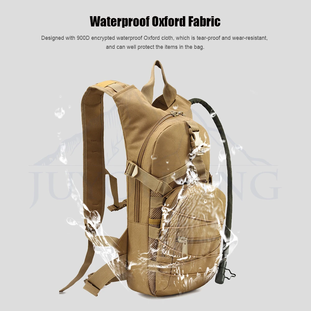 Popular Outdoor Sports Camo Riding Bag Kettle Water Bag Backpack Double Shoulder Backpack Sports Backpack