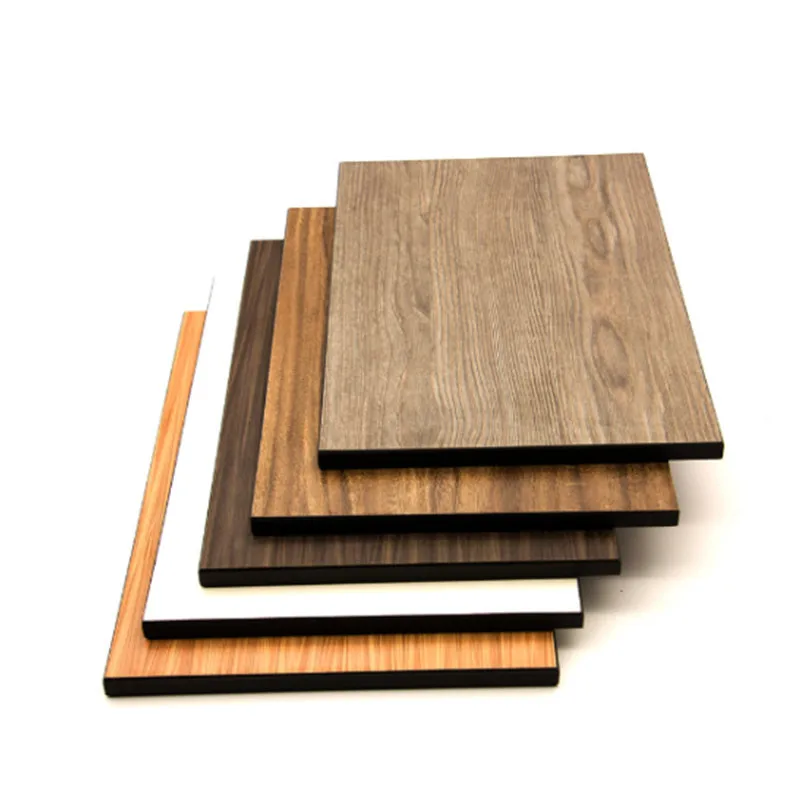 Factory Environmental Fiber Cement Panel Wood Grain HPL Laminate with Fiber Cement interior wall decorative