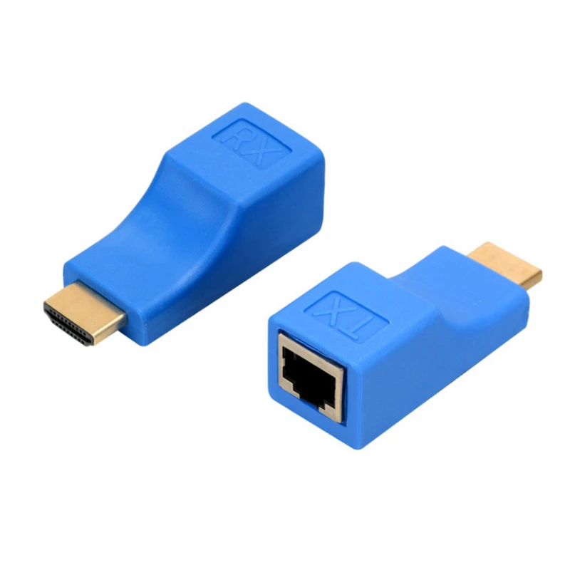 1080P HD 4K RJ45 Порты LAN сеть HDM-совместимый удлинитель до 30 м HDTV-совместимый CAT5e / 6