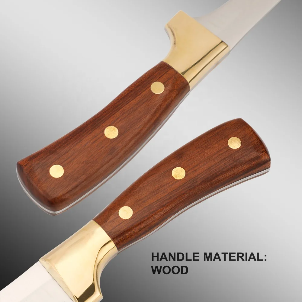 High Grade Stainless Steel Butcher Knife Full Tang Ergonomic Handle Design butcher supplies and knives tools boning knife