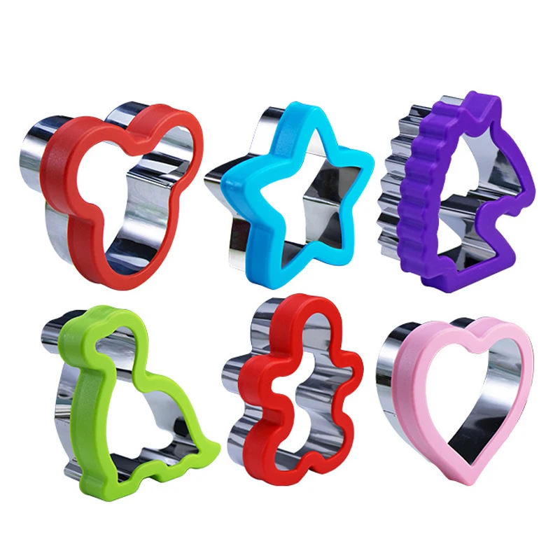 High Quality Sandwich Cutter Sealer And DIY Cookie Cutter Molde De Cortador De Biscoito Kids Lunch Bread Equipment Baking Tools