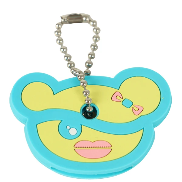  Promotional gifts Custom design Cute 3D soft silicone key cover