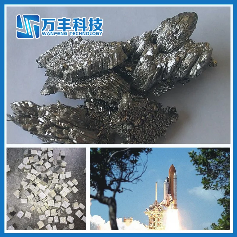 Dendritic Scandium metal pieces made in Jiangxi China