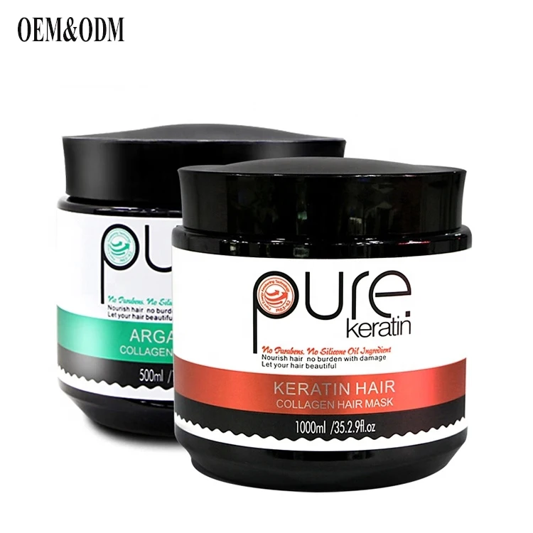 Private Label 500ml/1000ml  Collagen Organ Oil SPA Hair Treatment