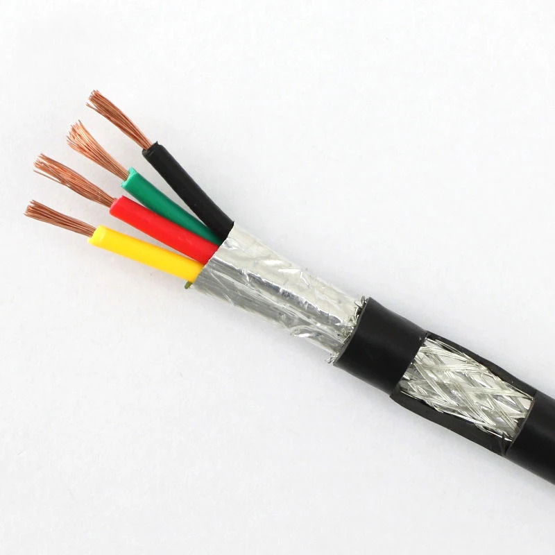 RVVP Shielded Cable 2/3/4/5/6/7/8/10 Cores Bare Copper PVC Insulated Control Line Signal Wire