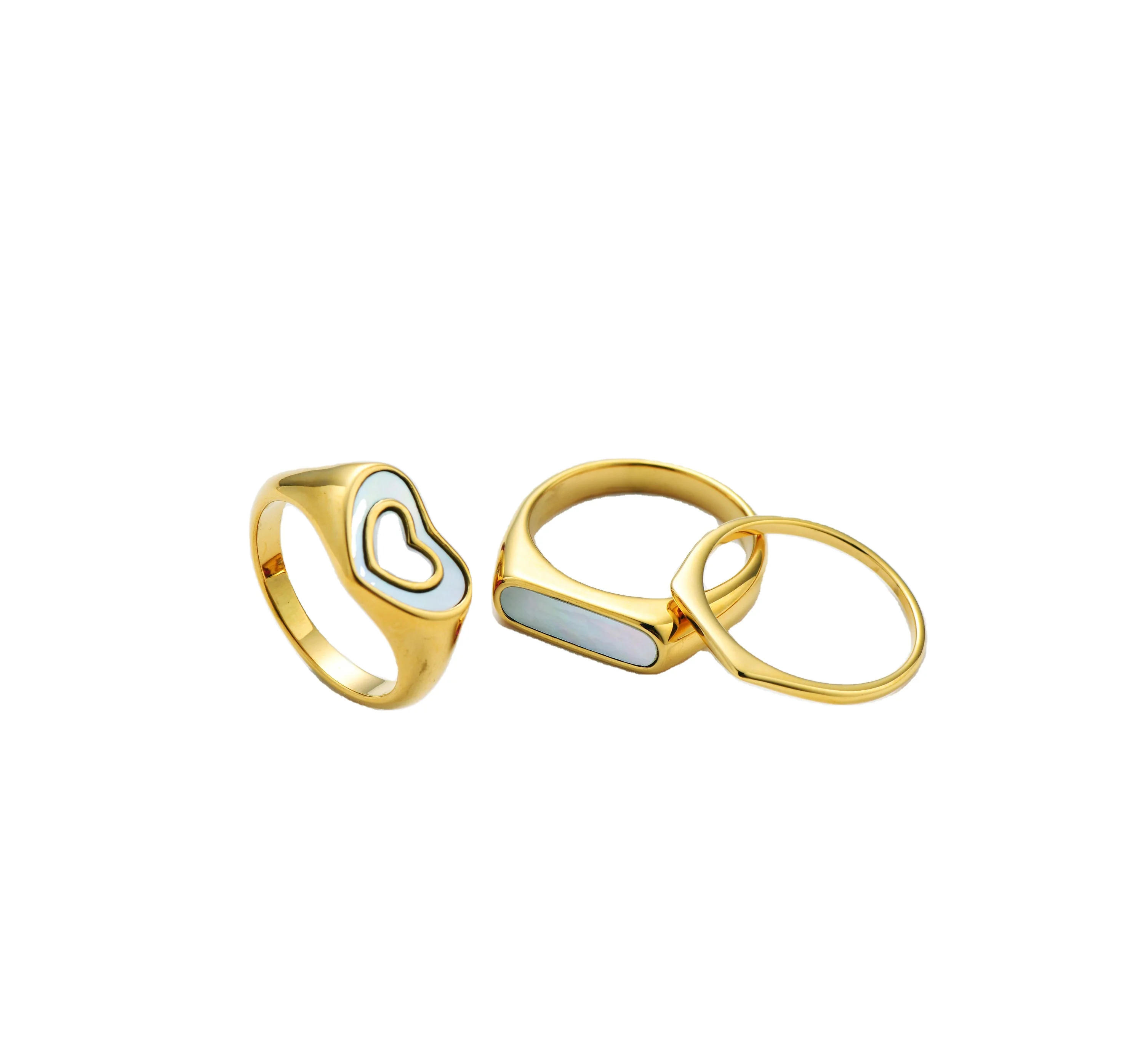 New Design Fashion Jewelry Good Price Minimalist Stainless Steel Rings For Women